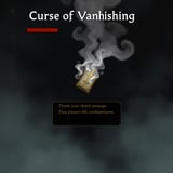 Curse of Vanishing