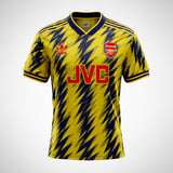 Arsenal 1991-1993 Away 'Bruised Banana'